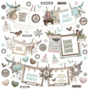 Simple Stories Cardstock Stickers 12x12 - Simple Vintage Winter Woods-Banner, 19102