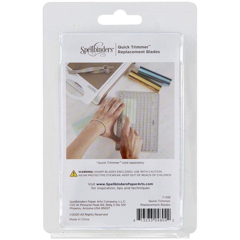 Spellbinders Quick Trimmer Replacement Blades, T-018