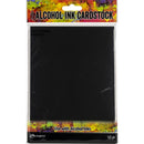 Tim Holtz Alcohol Ink Cardstock - Black 5x7, TAC65487