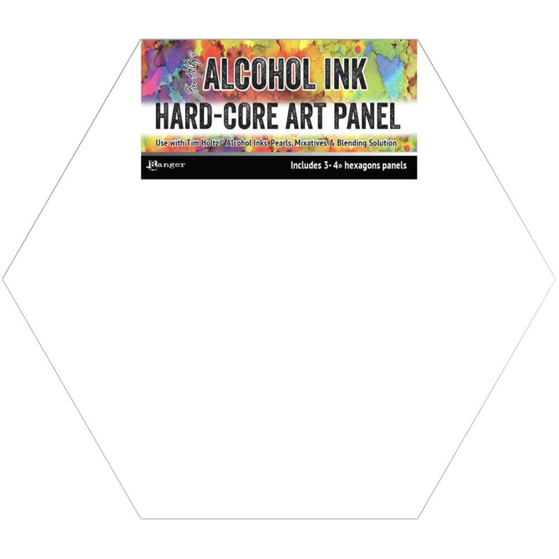 Tim Holtz Alcohol Ink Hard Core Art Panel 4"X4" 3Pc, TAC69737