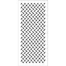 The Crafter's Workshop Slimline Stencil 4X9 - Diamond Plate, TCW2340