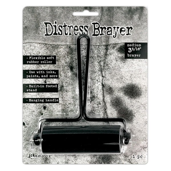 Tim Holtz Distress Brayer Medium - Black, TDA75554