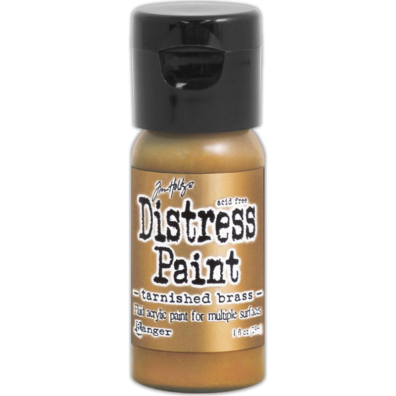 Ranger - Tim Holtz Distress Flip Top Paint - Tarnished Brass, TDF50643