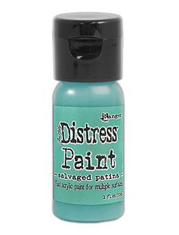 Tim Holtz Distress Paint Flip Top 1oz - Salvaged Patina, TDF72775