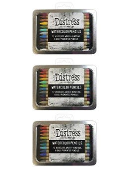 Tim Holtz Watercolor Pencils Sets #1, #2, & #3 - I Want It All, TDH-ALL3