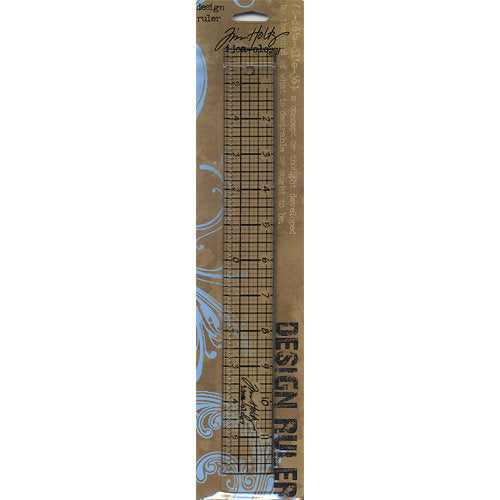 Tim Holtz  - Acrylic Design Ruler 12", TH92481