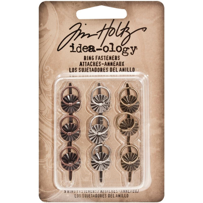 Tim Holtz Idea-ology - Ring Fasteners, TH93060