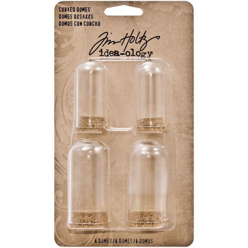 Tim Holtz Idea-ology - Corked Domes 4Pc, TH93092