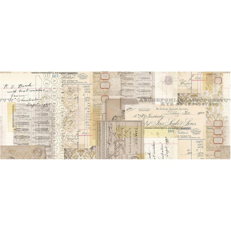 Tim Holtz Idea-ology Typography Collage Paper, 6"x6yds, TH93952