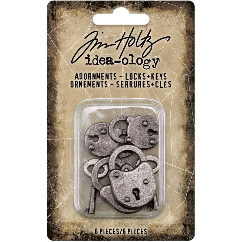 Tim Holtz Idea-ology Adornments - Locks & Keys, TH94162 21/22