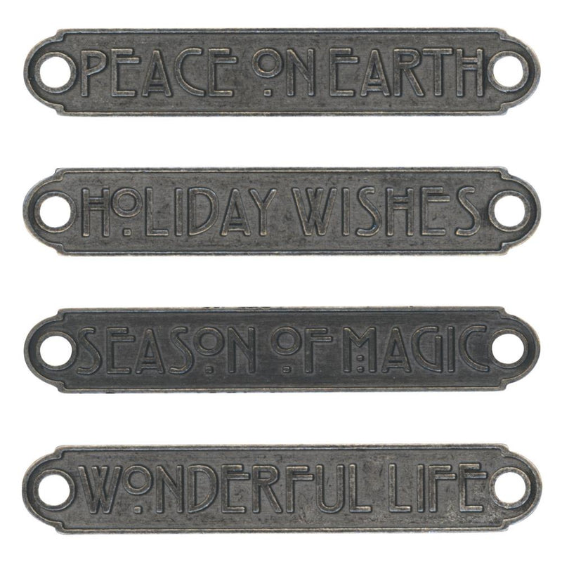 Tim Holtz Idea-Ology - Word Plaques Christmas, TH94203 21/22