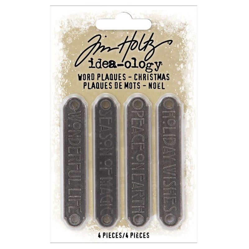 Tim Holtz Idea-Ology - Word Plaques Christmas, TH94203 21/22