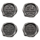 Tim Holtz Idea-ology - Quote Seals 4Pc, TH94236