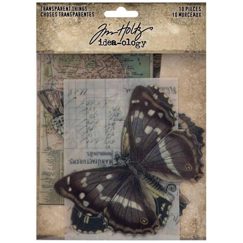 Tim Holtz Idea-ology - Transparent Things 10Pc, TH94241