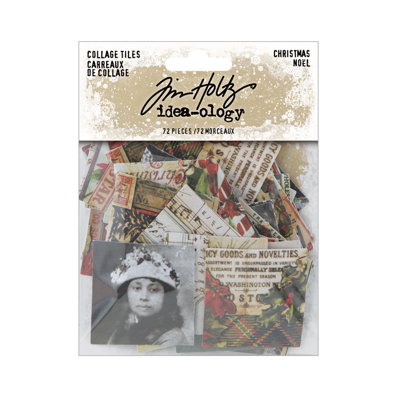Tim Holtz Idea-Ology - Collage Tiles Christmas, TH94279 2022