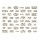 Tim Holtz Idea-ology Quote Chips - Layers, TH94320