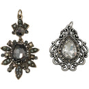 Tim Holtz Assemblage Charms - Baroqued Diamonds, THA20129