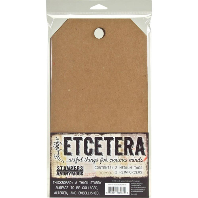 Stampers Anonymous Etcetera - Medium Tag 6.5" x 12", THETC002 by Tim Holtz