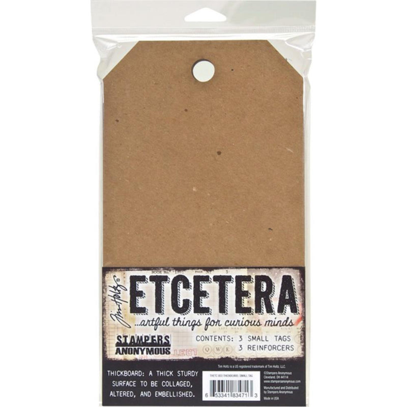 Stampers Anonymous Etcetera - Small Tag 5.5" x 10", THETC003 by: Tim Holtz