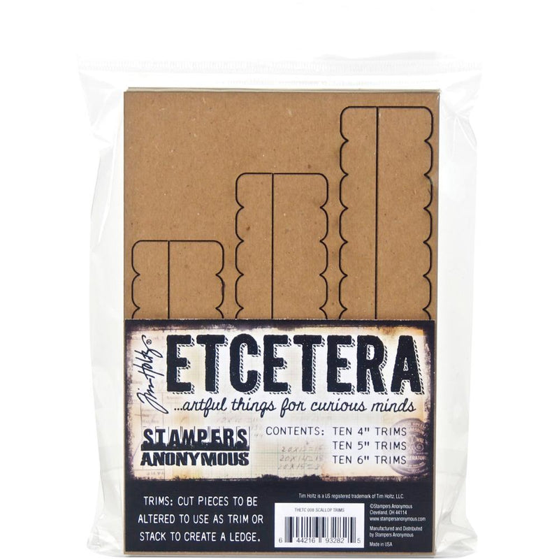Stampers Anonymous Etcetera - Scallop Trims, THETC008 by: Tim Holtz