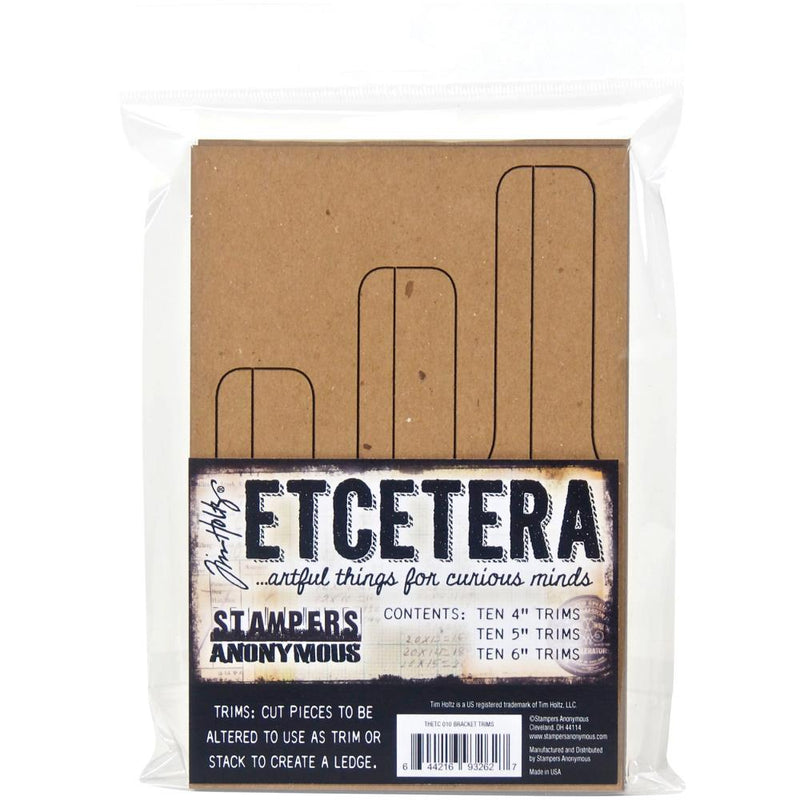 Stampers Anonymous Etcetera - Bracket Trims, THETC010 by: Tim Holtz