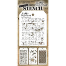 Stampers Anonymous Mini Layering Stencil Set 3Pc - Set