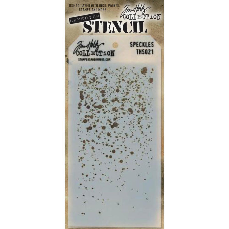Tim Holtz Layering Stencil - Speckles, THS021