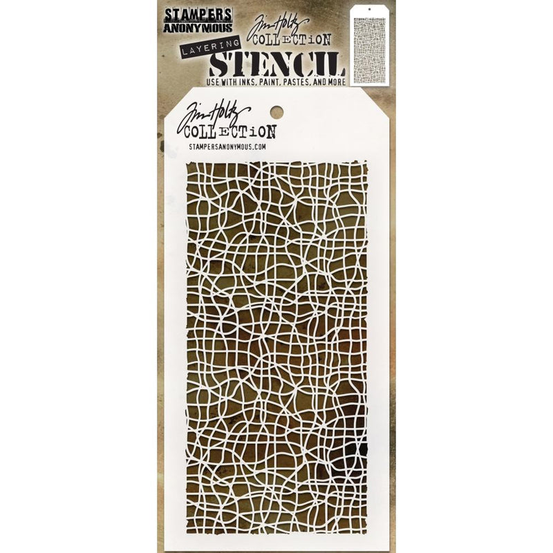 Stampers Anonymous Layering Stencil - Tangles, THS139 Designer: Tim Holtz
