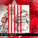 Stampers Anonymous Layering Stencil - Shifter Stripes, THSM03 by: Tim Holtz