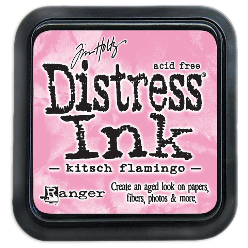 Tim Holtz Distress Ink Pad, 3" x 3" - Kitsch Flamingo, TIM72591