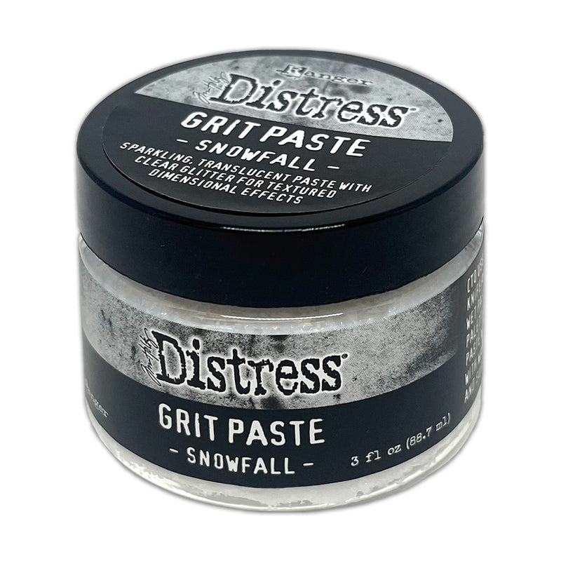 Tim Holtz Distress Holiday Grit Paste 3oz - Snowfall, TSCK81142
