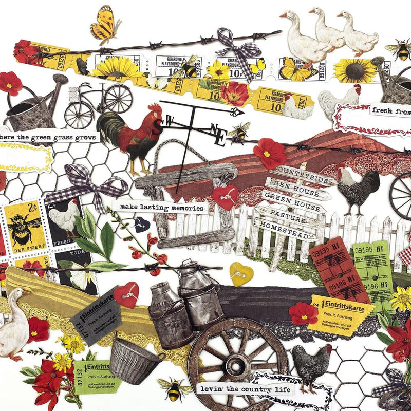 49 & Market - Vintage Artistry Countryside - Laser Cut Outs - Elements, VAC38701