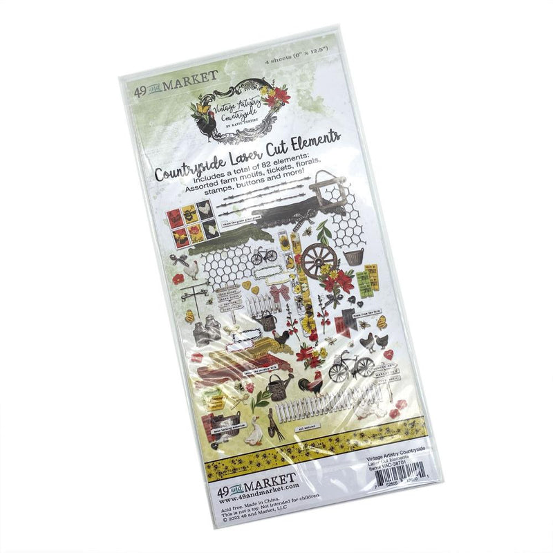 49 & Market - Vintage Artistry Countryside - Laser Cut Outs - Elements, VAC38701