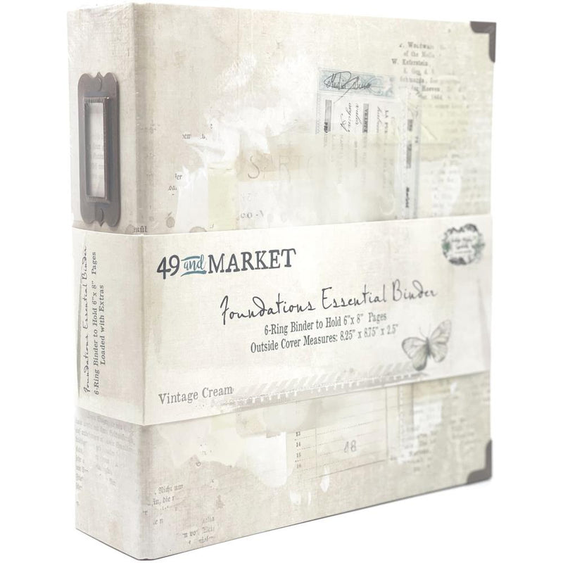 49 And Market Foundations Essentials Binder - Vintage Cream, VAE33966