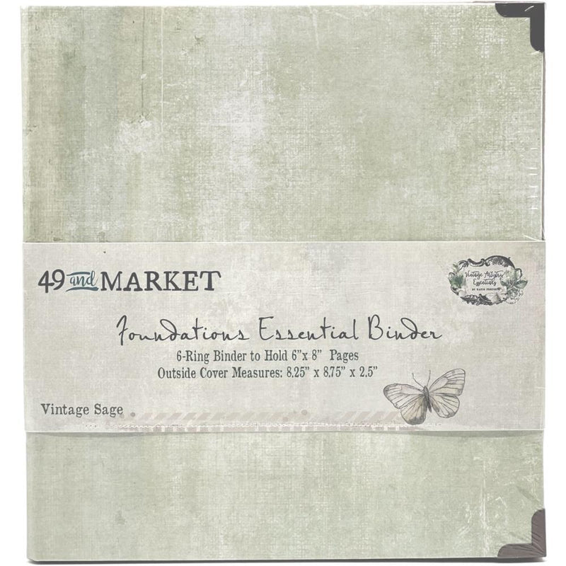 49 And Market Foundations Essentials Binder - Vintage Sage, VAE-33973