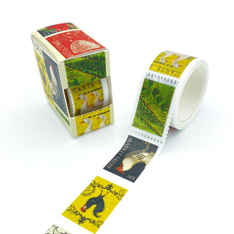 49 & Market Postage Washi Tape Roll - Vintage Artistry Countryside, VAS38800