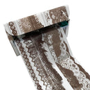 49 and Market Vintage Bits Lace Washi Tape Set - Hickory, VB37872