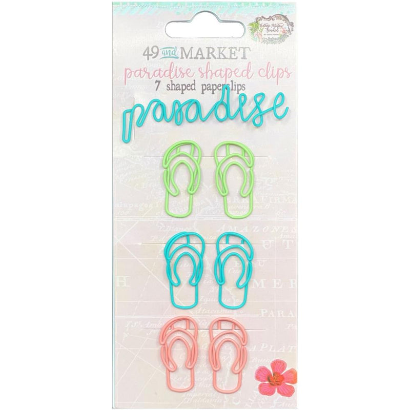 Vintage Artistry Beached - Paradise Shaped Clips 7Pc, VTB34550