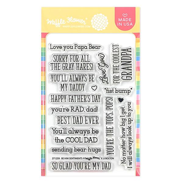 Waffle Flower Stamp Set - Be Him Sentiments, 271259 WAS $16.00