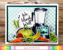 Waffle Flower Stamp & Die Combo - We Blend, WFC198 WAS $38.00