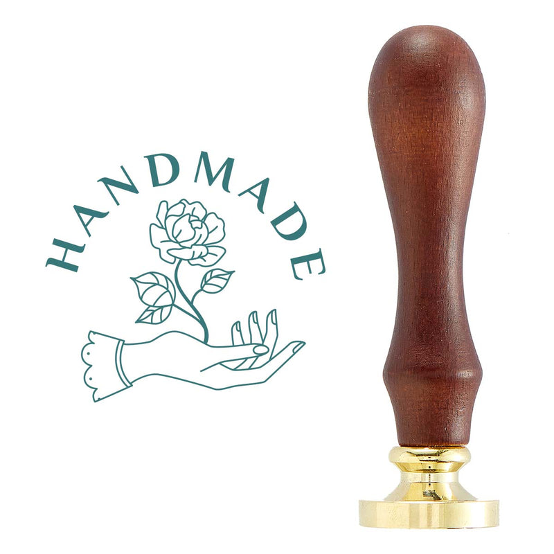 Spellbinders Brass Wax Seal with Handle -Handmade, WS-007