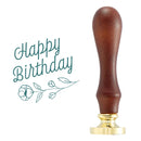 Spellbinders Brass Wax Seal with Handle -Sweet Happy Birthday, WS-016