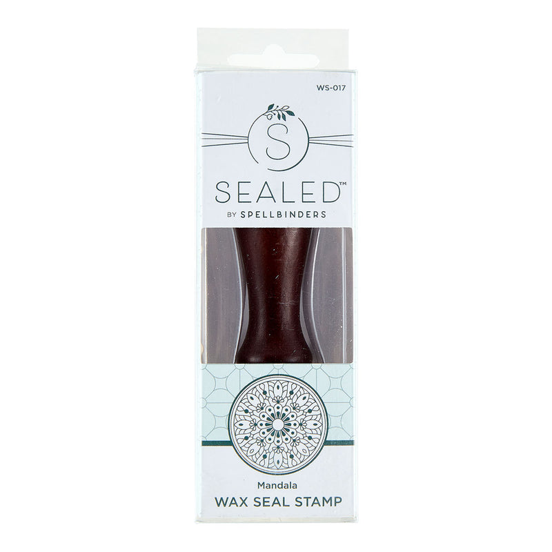 Spellbinders Brass Wax Seal with Handle -Mandala, WS-017