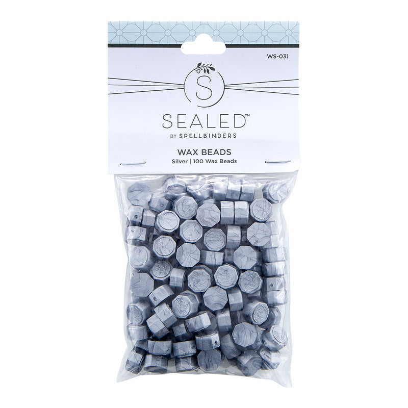 Spellbinders Wax Beads - Silver, WS-031