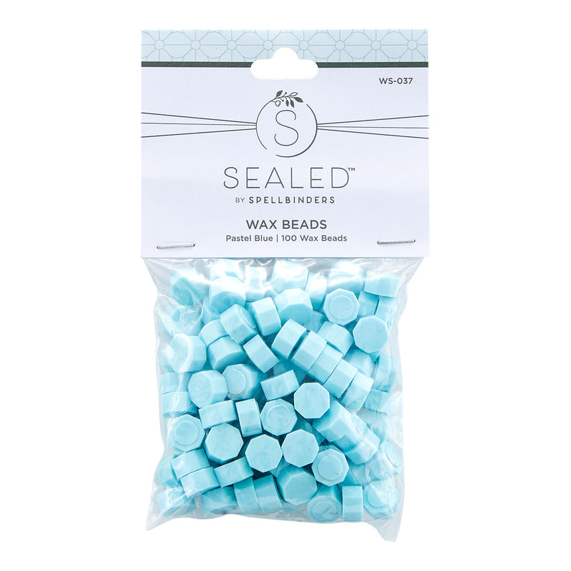 Spellbinders Wax Beads - Pastel Blue, WS-037