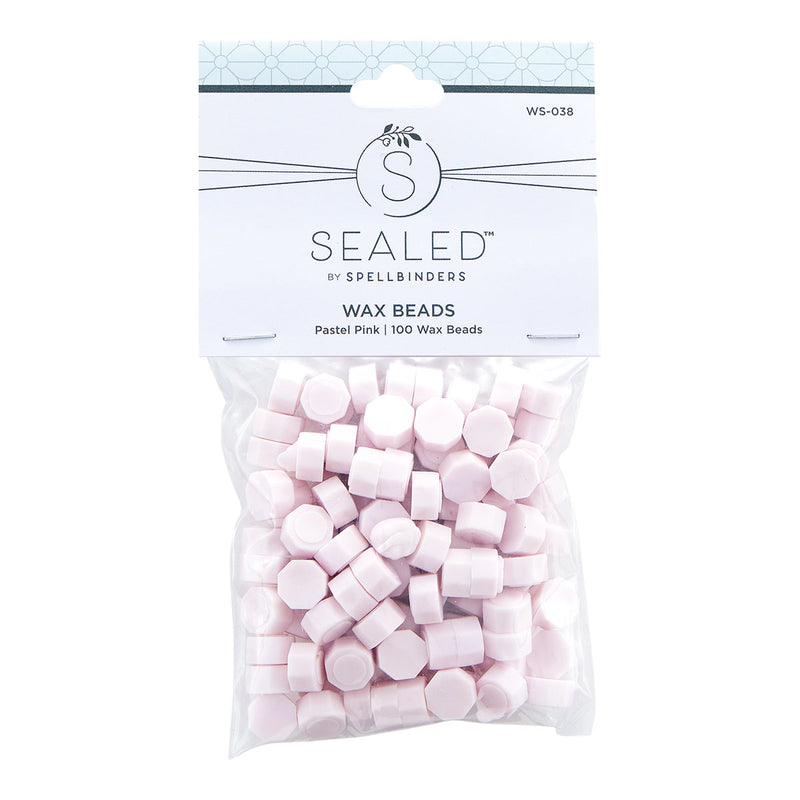 Spellbinders Wax Beads - Pastel Pink, WS-038