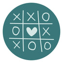 Spellbinders Brass Wax Seal with Handle - Heart Tic Tac Toe, WS-056