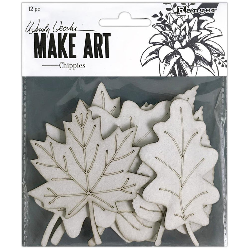 Wendy Vecchi - Make Art Chippies - Lots of Leaves, WVA78647