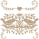 Glimmer Hot Foil Plate by Sharyn Sowell -  Birds Forever, GLP-096