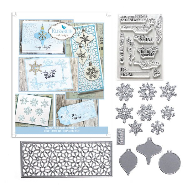 Elizabeth Craft Designs Stamp & Die Kit - Classic Christmas Special Kit, K007